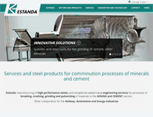 Tablet Screenshot of estanda.com